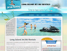 Tablet Screenshot of jetskirentals.com